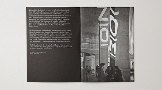 ZOOM – Basle Film Festival & Film Prize ° Identity #projection #blackwhite #poster #typography