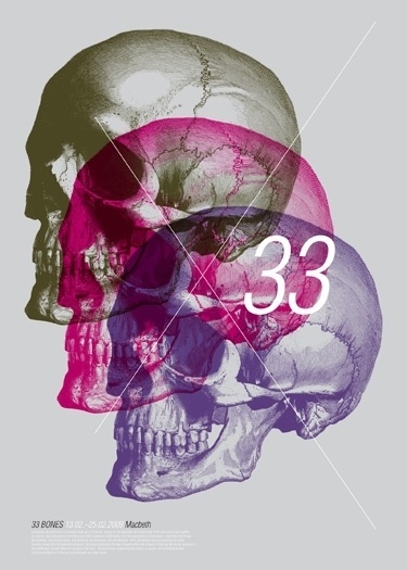 gva studio - typo/graphic posters #skull #gva #poster #typography
