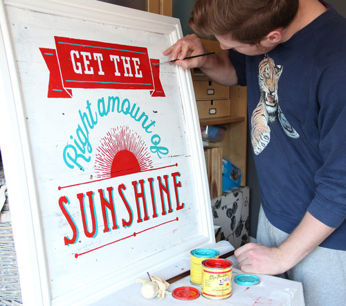 Hand Painted and Engraved Lettering By Tobias Hall #lettering #sign #painted #drawn #painting #type #hand #typography