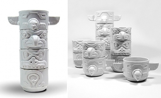 Stacking Totem Cups from Imm Living #totem #cups