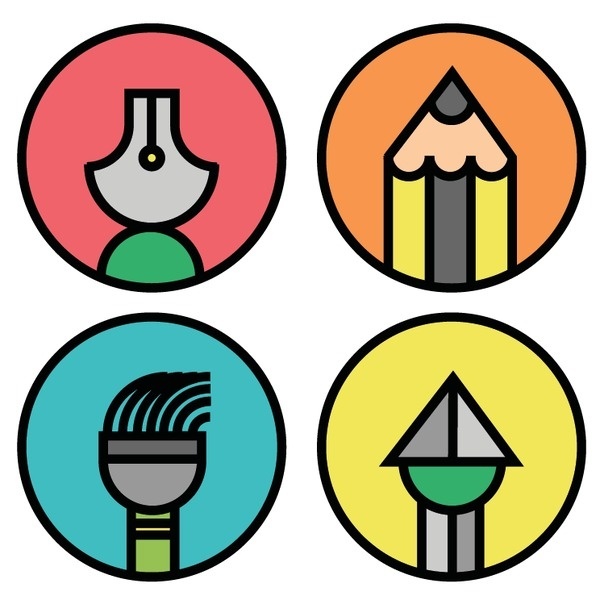 choose your tool #vectorial #design #graphic #geometric #tool #illustration