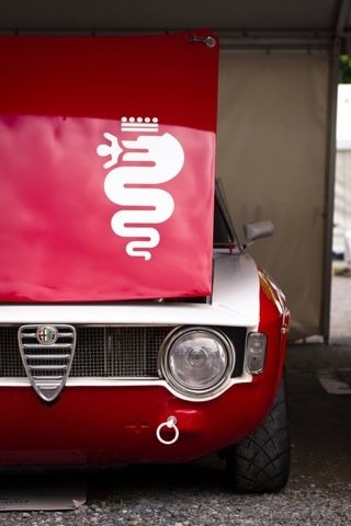 #vehicle #alfaromeo # car # red # logo #sport