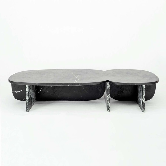 Trilithon Coffee Table is a minimalist coffee table designed by Eindhoven-based studio OS ∆ OOS