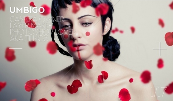 Web design inspiration #design #web #roses