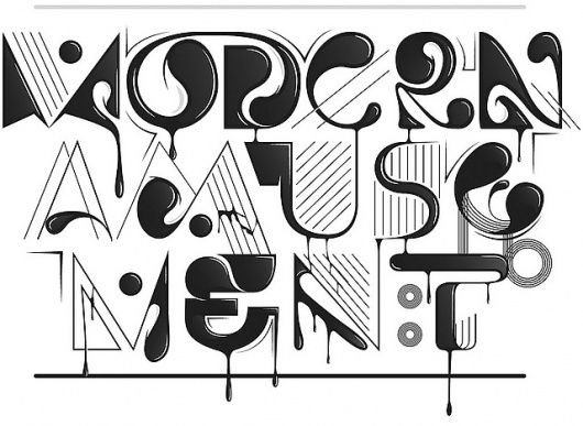 Abstract | Flickr - Photo Sharing! #type #illustration #lettering #typography