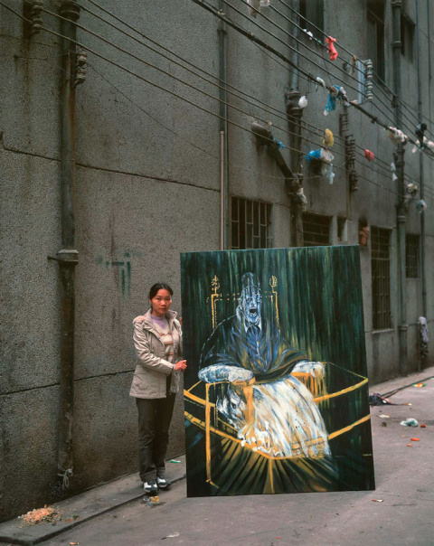 "Real Fake Art" by Michael Wolf | PICDIT #photo #painting #art