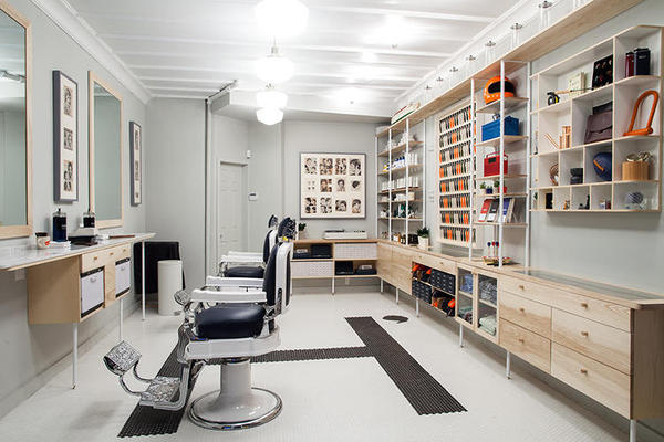 Harry's Brick and Mortar Store #interior #barber #space