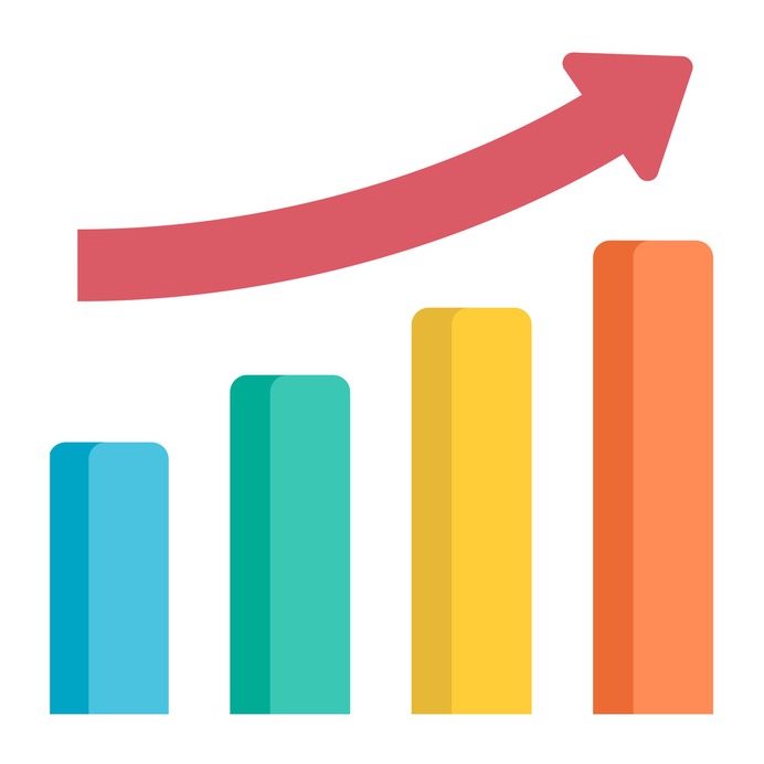 See more icon inspiration related to growth, success, progress, stadistics, business and finance, bars graphic, rising, stats, development, graphics, settings and business on Flaticon.