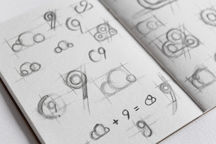 Cloud 9 Logo design #logodesign#graphicdesign #branding #cloud 9 sketches www.ashflint.com
