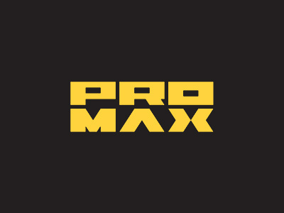 Promax_solid_professional_strong_big_bold_powerful_constructions_bulky_industrial_logo_design_by_alex_tass #logo