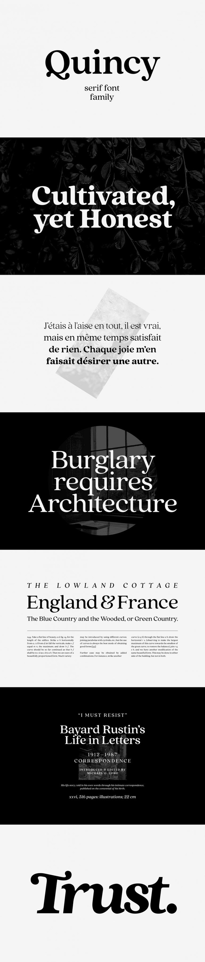 Quincy CF: Vintage Serif Font Family