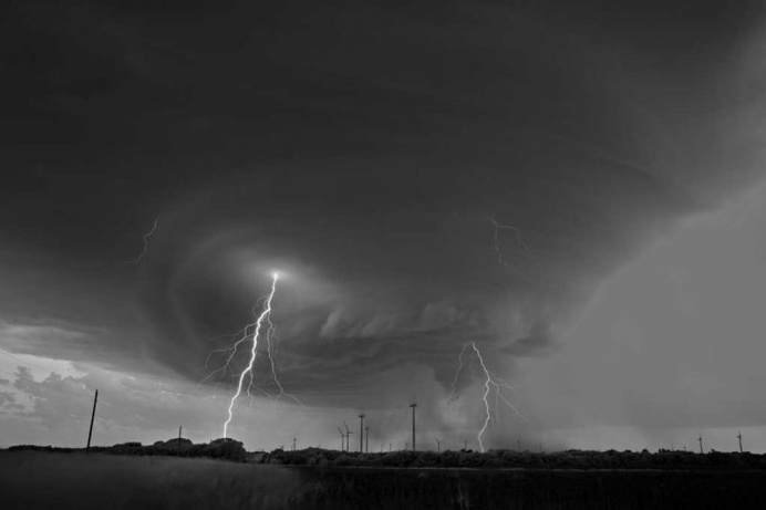 Spectacular Black and White Storm Photography by Mitch Dobrowner