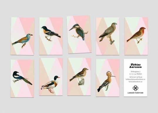 lovely stationery larsson furniture 1 #card #stationery #business #bird