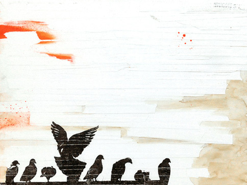 eyeone | seeking heaven #eyeone #white #black #seeking #birds #photography #art #and #mixed #heaven #media