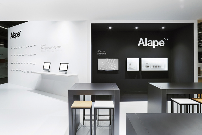 Alape interior exhibition design branding corporate identity copper deluxe geometry by Heine/Lenz/Zizka on Mindsparkle Mag