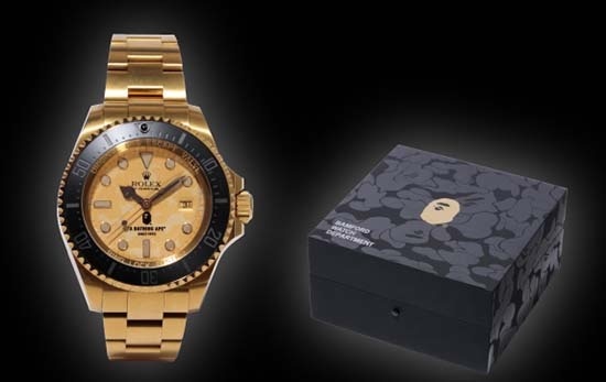 Rolex on sale bape watch