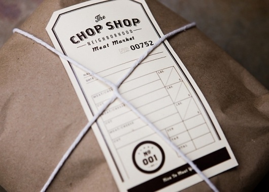 Fonts In Use – The Chop Shop #packaging #typography