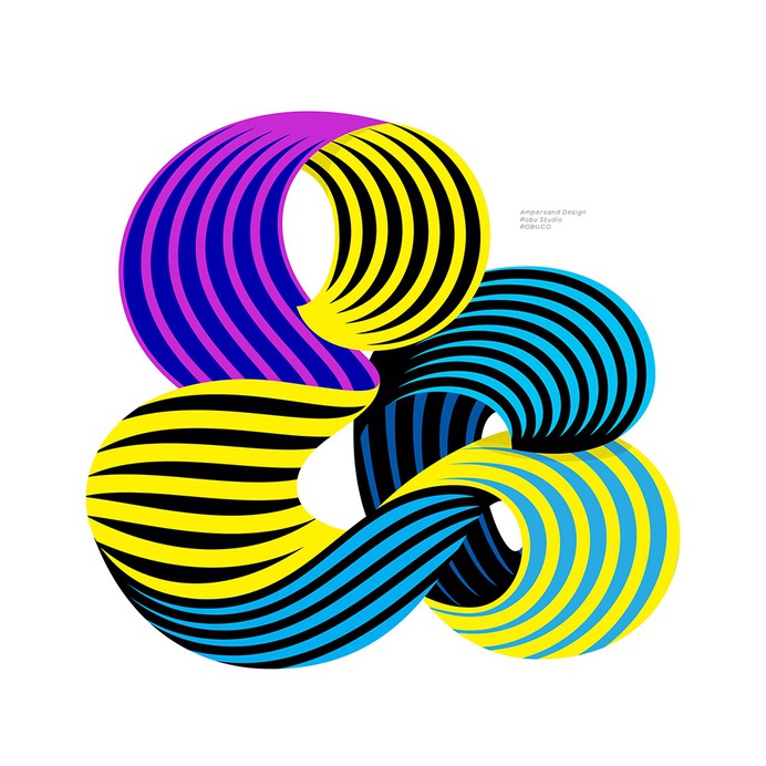 Robu Ampersand, graphic poster by Andrei Robu. (www.robu.co)