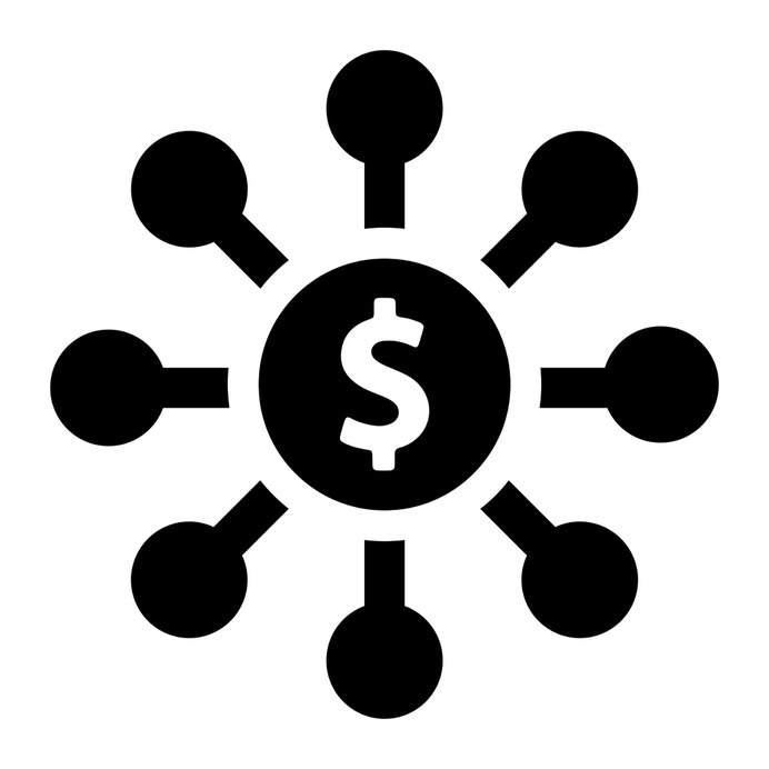 See more icon inspiration related to network, money, connection, dollar symbol, business, networking and technology on Flaticon.