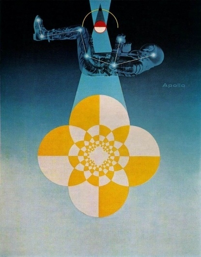 The Fox Is Black #retro #screenprint #space
