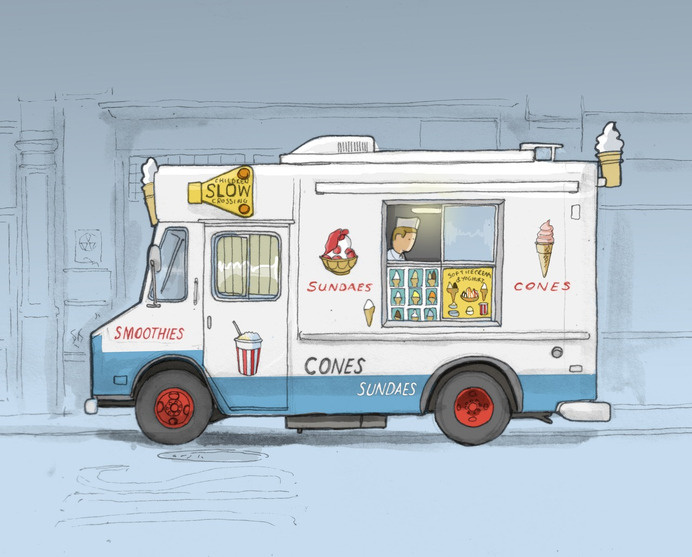New York Ice Cream is the best #cream #illustration #york #ice #new