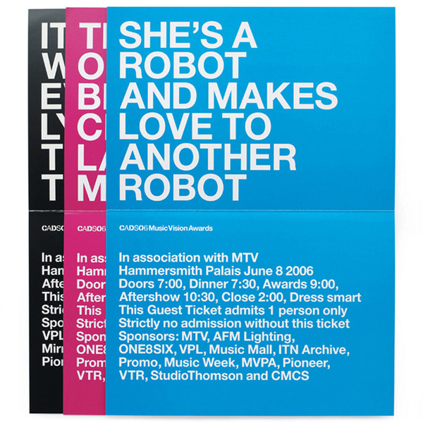 StudioThomson – CADS 2006 #simple #print #typography