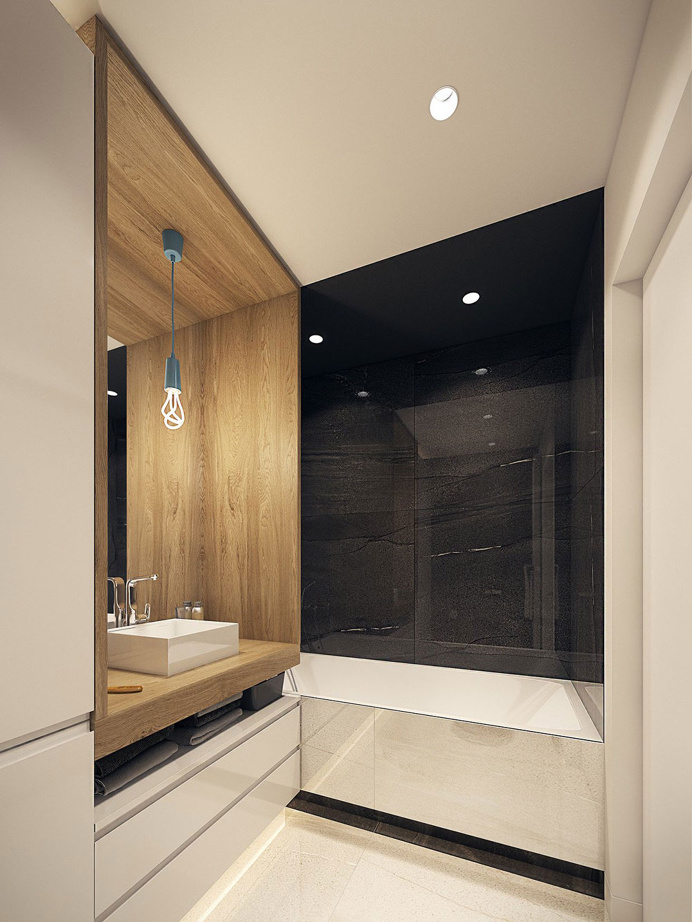 Modern Bathroom °2 - Apartment °1 #modern #bathroom #bagno #moderno #appartamento