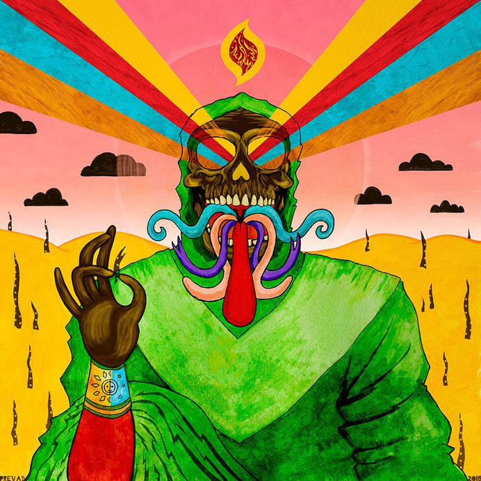 Speaking In Tongues • #Illustration by Nick Prevas / MagnificentLore.com #psychedelic #surreal #paint #digital