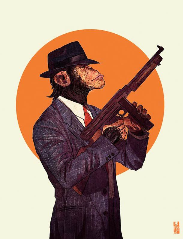ANTHROS – 20 awesome illustrations of humanized animals!
