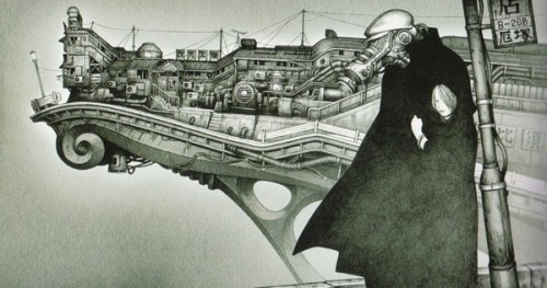 wearegages™ | Inspire Your Mind Everyday » Blog Archive » Illustrations by Tatsuyuki Tanaka #tanaka #tatsuyuki #japanese #manga #illustration #scifi #anime #cartoon
