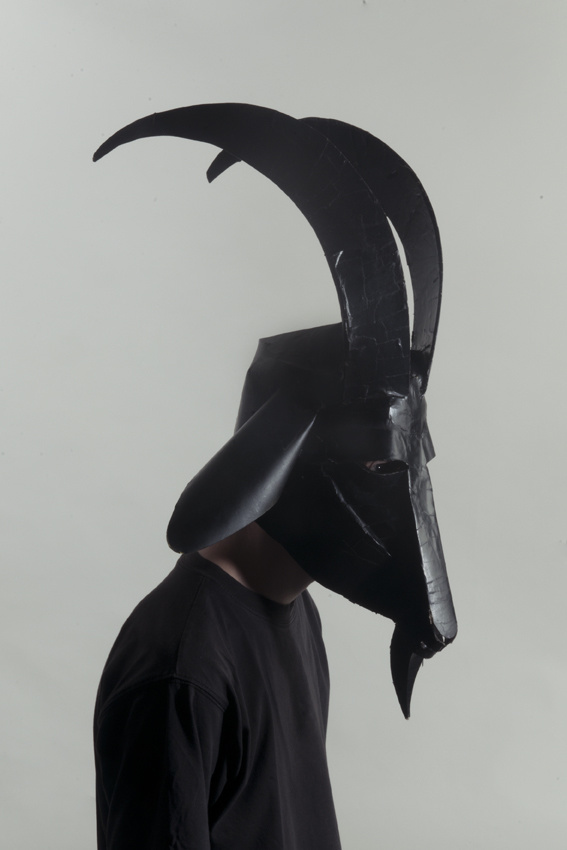 Animal masks from cardboard for some freak-out