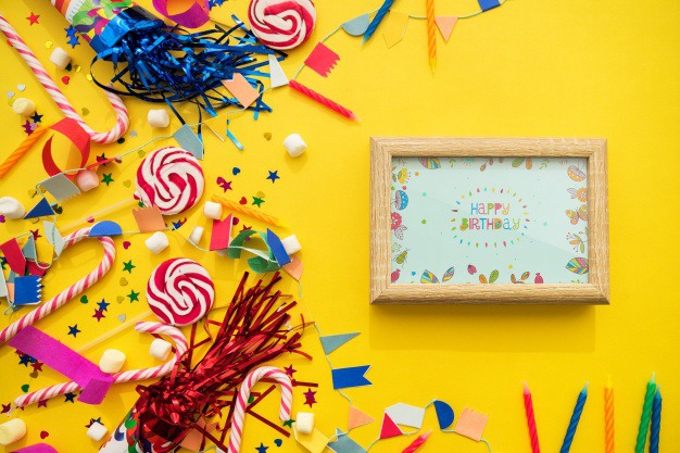 Birthday concept with frame and candy Free Psd. See more inspiration related to Frame, Mockup, Birthday, Happy birthday, Party, Anniversary, Celebration, Happy, Candy, Confetti, Mock up, Decoration, Decorative, Celebrate, Birthday party, Candy cane, Sweets, Festive, Up, Lollipop, Birth, Happy anniversary, Concept, Cane, Annual, Composition and Mock on Freepik.