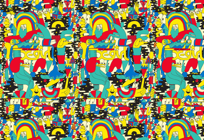 X-GIRL 2014 | Mike Perry Studio #pattern