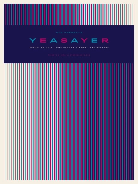 Yeasayer #screen #print #pattern #linear