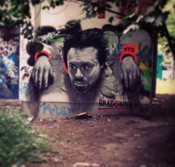 Street Art by MTO #pavement #art #street