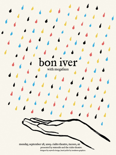 GigPosters.com Bon Iver Megafaun #bon #musci #iver #poster