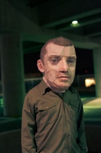 Papercraft Self Portrait - Art Portfolio for Eric Testroete #big #head #mode #eric #testroete #photography #007