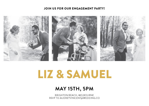 Photocards - Engagement Invitations #paperlust #engagementinvitation #engagementcard #engagementinspiration #design #paper #raisedfoil