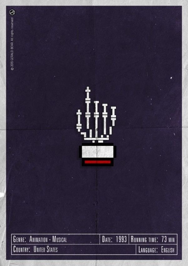 H-and Movie #movie #fantasy #halloween #and #design #christmas #gerald #vintage #poster #web #bear #hand