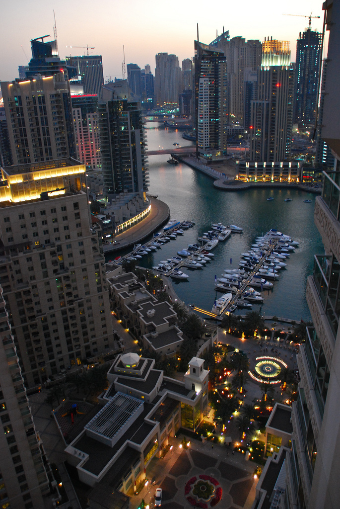 View from our Balcony – Marina, Dubai