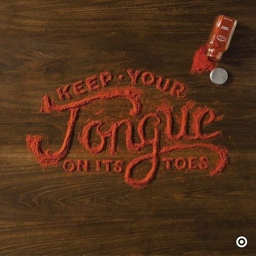 Food Typography by Danielle Evans. #tipografia #pepper #food #typography