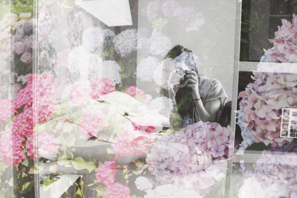 Dear diary #pink #flowers #grey
