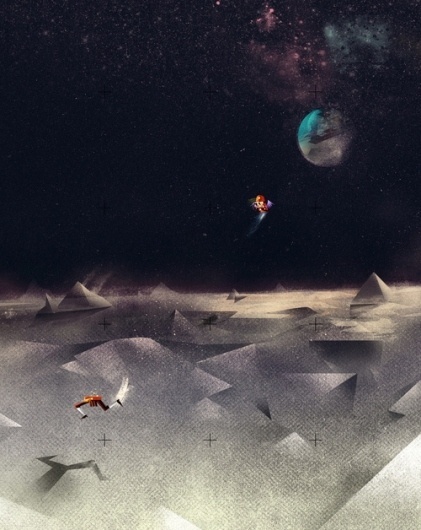 Hello Other World! - Society6 #illustration #color