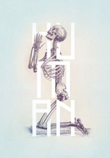 Typeverything.com Illustration from 'Bone –... - Typeverything #type #skeleton