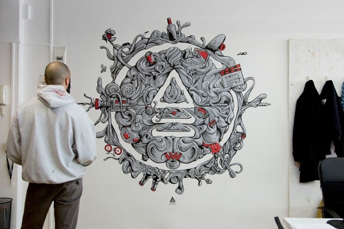 Antiestatico wall Mural