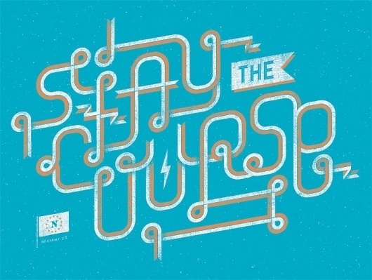 Stay the Course | Neuarmy™ #retro #neuarmy #typography