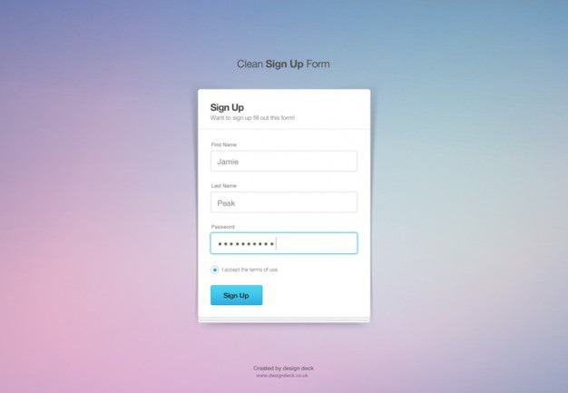 Sign up form with input boxes Free Psd. See more inspiration related to Sign, Form, Psd, Login, Screen, Fresh, Boxes, Material, Up, Sign up, Horizontal, Login screen, Input and Psd material on Freepik.