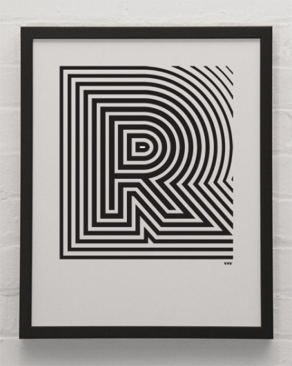 R.jpg (453×567) #font #white #pattern #lines #stripes #black #poster #and #type #typography