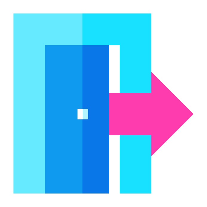 See more icon inspiration related to logout, exit, out, door, ui, right arrow, multimedia option, interface, multimedia and signs on Flaticon.