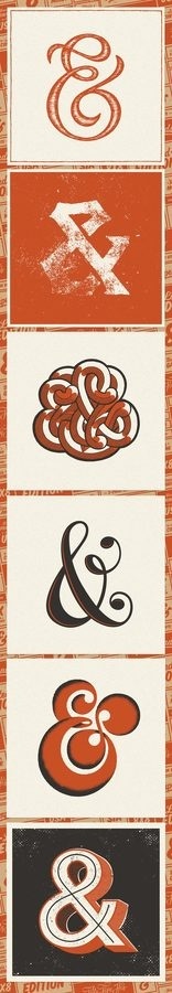 Ampersand Collection 2 |Â Fifty Five Hi's #ampersand #collection #retro